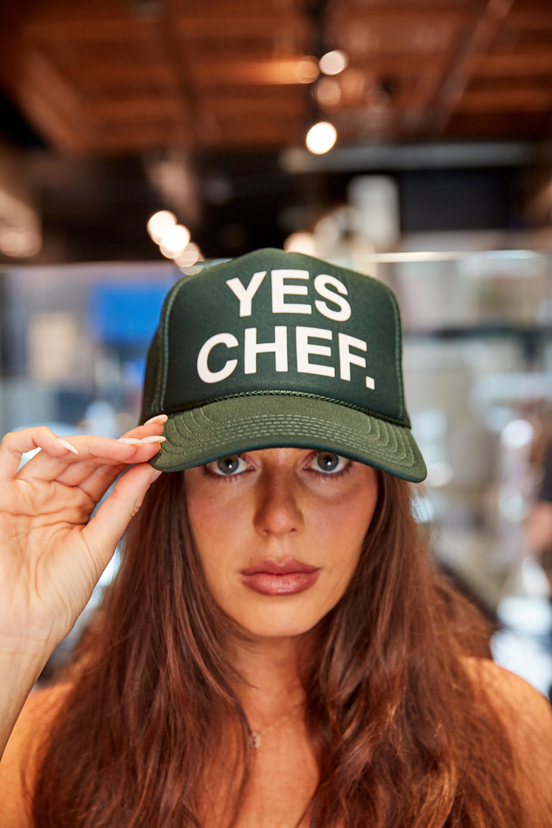 YES CHEF TRUCKER - FOREST GREEN