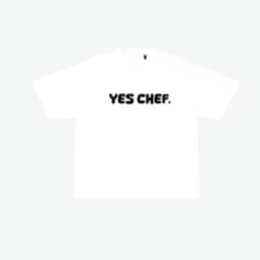 White - Yes Chef Food Festival T-Shirt