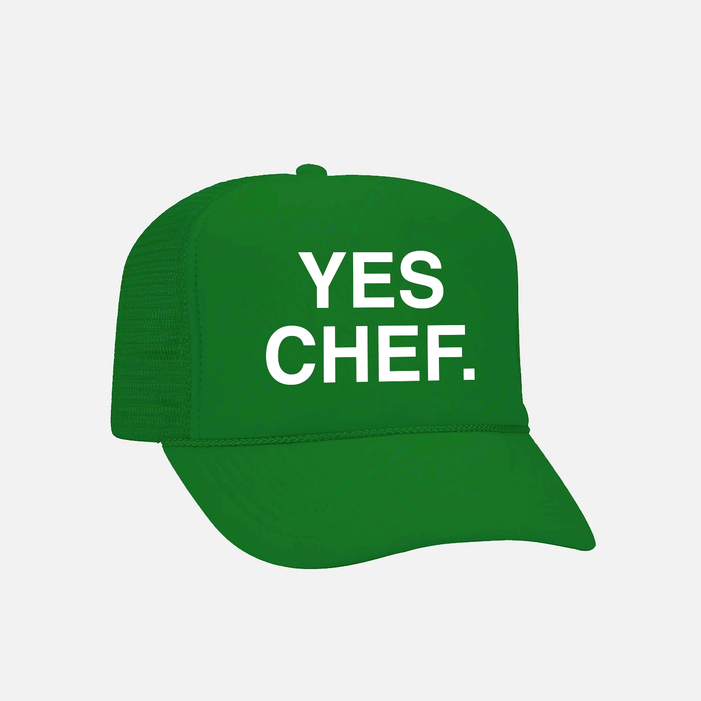 YES CHEF TRUCKER - KELLY GREEN