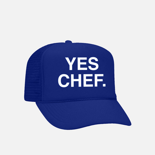 YES CHEF TRUCKER - ROYAL BLUE