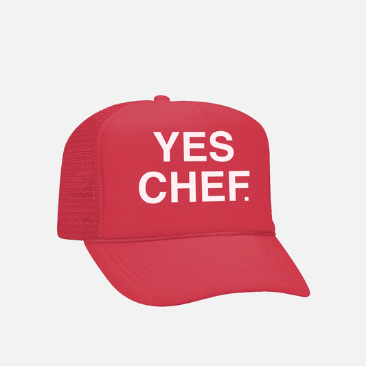 YES CHEF TRUCKER - RED